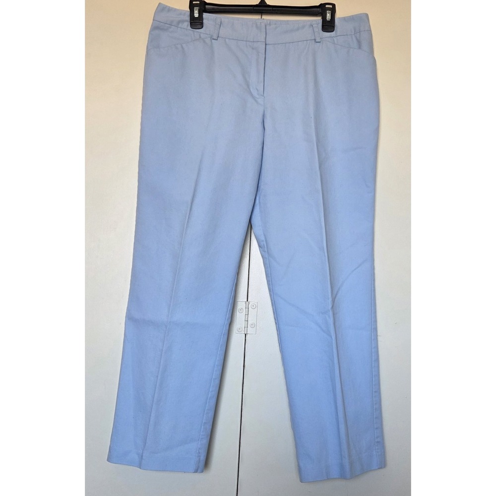 ZOE & RACHEL Women's Light Blue Dress Pants Size 14 Cotton/Blend ~EUC ~